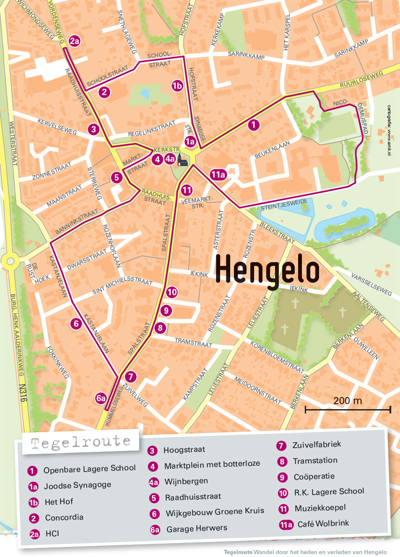 Tegelwandelroute Hengelo