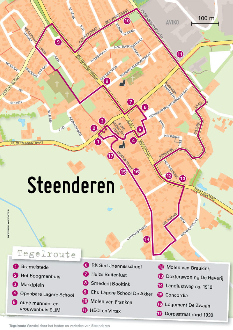 Tegelwandelroute Steenderen